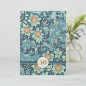 Uitnodigingen voor 40-jarig huwelijksjubileum (Staand voorkant)