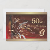 Uitnodigingen voor 50-jarig huwelijksfeest (Voorkant)