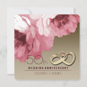 Uitnodigingen voor 50-jarig huwelijksfeest (Voorkant)