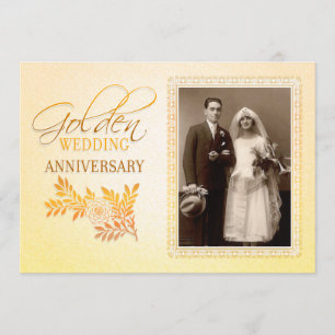 Uitnodigingen voor 50-jarig huwelijksjubileum