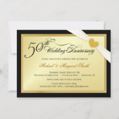 Uitnodigingen voor 50-jarig huwelijksjubileumfeest (Voorkant)
