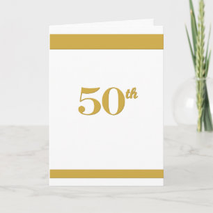 Uitnodigingen voor 50-jarig jubileum/verjaardag