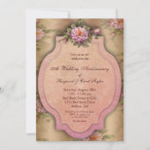 Uitnodigingen voor 50-jarig jubileumfeest met oude (Voorkant)