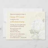 Uitnodigingen voor 50ste verjaardagsfeest - Romant (Achterkant)