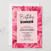 Uitnodigingen voor 55e verjaardag Verjaardagsdiner (Voorkant)