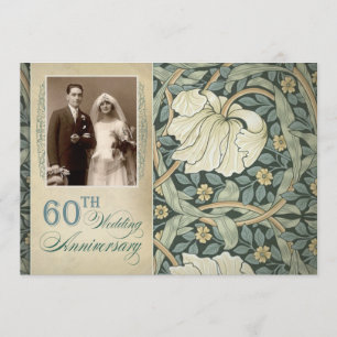 Uitnodigingen voor 60-jarig jubileum foto's