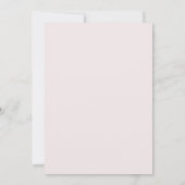 Uitnodigingen voor 64ste verjaardag Roze confetti (Achterkant)
