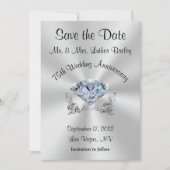 Uitnodigingen voor 75-jarig huwelijksjubileum Save (Voorkant)