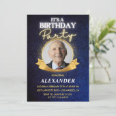 Uitnodigingen voor 95ste verjaardag van mannen Ele (Staand voorkant)