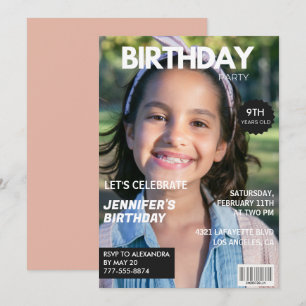 Uitnodigingen voor 9-jarig jubileum Girl Magazine 