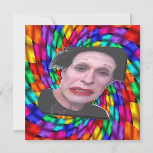 Uitnodigingen voor aangepaste Hag Drag Party (Achterkant)