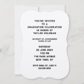 Uitnodigingen voor afstudeerfeest rechtenfaculteit (Achterkant)