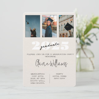 Uitnodigingen voor afstudeerfeest voor meisjes