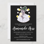 Uitnodigingen voor afstuderen in de apotheek (Voorkant)