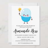 Uitnodigingen voor afstuderen in de apotheek (Voorkant)