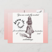 Uitnodigingen voor Alice en Wonderland (Voorkant / Achterkant)