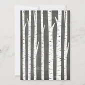 Uitnodigingen voor Animal Christmas Woodland Baby  (Achterkant)