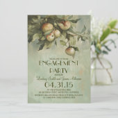 Uitnodigingen voor Apple Tree  Engagement Party (Staand voorkant)