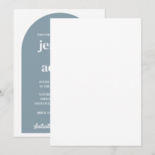 Uitnodigingen voor artsweddenschappen (Voorkant / Achterkant)