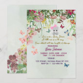 Uitnodigingen voor baby shower (Voorkant / Achterkant)