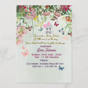 Uitnodigingen voor baby shower 