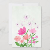 Uitnodigingen voor baby shower (Achterkant)
