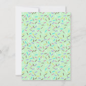 Uitnodigingen voor baby sprinkle (Achterkant)