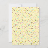 Uitnodigingen voor baby sprinkle (Achterkant)