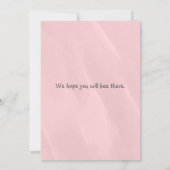 Uitnodigingen voor babydouche voor bijen Rustic Gi (Achterkant)