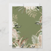 Uitnodigingen voor babyfeest Dinosaur Boy (Achterkant)