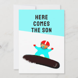 Uitnodigingen voor babyfeest voor jongen