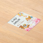 Uitnodigingen voor babyshower aanpasbaar (Laagn)