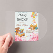 Uitnodigingen voor babyshower aanpasbaar (Insitu (Draagbaar))