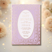 Uitnodigingen voor babyshower genderneutrale laven