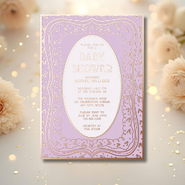 Uitnodigingen voor babyshower genderneutrale laven