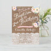 Uitnodigingen voor baptisme en geboorte, tweede ve (Staand voorkant)