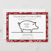 Uitnodigingen voor BBQ-receptie (Voorkant)