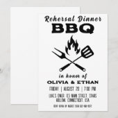 Uitnodigingen voor BBQ-repetities (Voorkant / Achterkant)