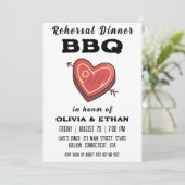 Uitnodigingen voor BBQ-repetities (Staand voorkant)