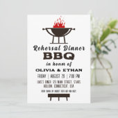 Uitnodigingen voor BBQ-repetities (Staand voorkant)