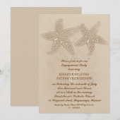 UITNODIGINGEN VOOR BEACH ENGAGEMENT PARTY (Voorkant / Achterkant)