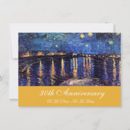 Uitnodigingen voor beroemde kunst-verjaardagsfeest