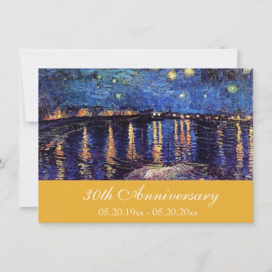 Uitnodigingen voor beroemde kunst-verjaardagsfeest (Voorkant)