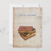 Uitnodigingen voor bibliotheekbaby's (Achterkant)