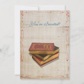 Uitnodigingen voor bibliotheekbaby's (Achterkant)