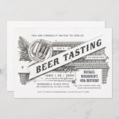 Uitnodigingen voor Bierproeverijen | Supreme Vinta (Voorkant / Achterkant)