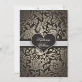 Uitnodigingen voor Black Engagement Party (Voorkant)