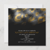 Uitnodigingen voor Black Shadows & Leopard Print P (Voorkant)