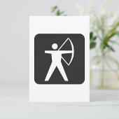 Uitnodigingen voor boogschieten