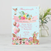 Uitnodigingen voor bosfeestje, uitnodigingen voor  (Staand voorkant)